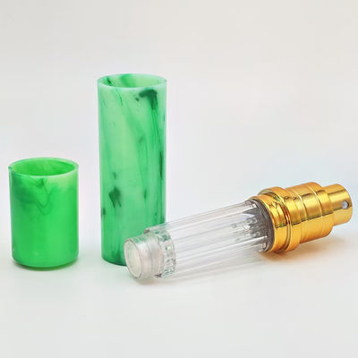 Elegant Marble Pattern Surface ABS 5ml Perfume Bottle with Spray Bottom Filling Highly Popular Selling Support Customization