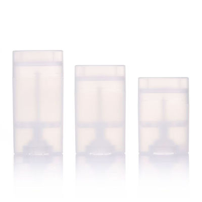 Recyclable Easy to Carry Oval Shape Twist Up Empty Deodorant Stick Container for DIY Refills