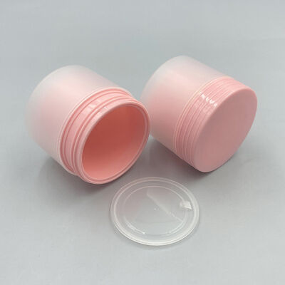 Wholesale 80g PP Matte Color Double Shell Cream Jar for Premium Cosmetic Packaging