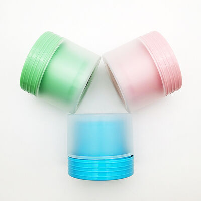 Wholesale 80g PP Matte Color Double Shell Cream Jar for Premium Cosmetic Packaging