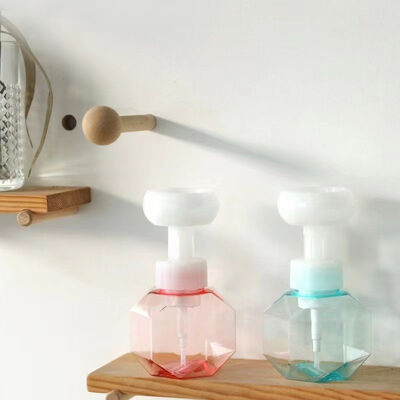 42mm 43mm Flower Shape Head Refillable Foam Pump Dispenser for Hand Washing and Cosmetics
