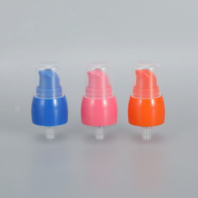 18/410 PP Cream Pump Dispenser with Customized Color for Cosmetic Packaging