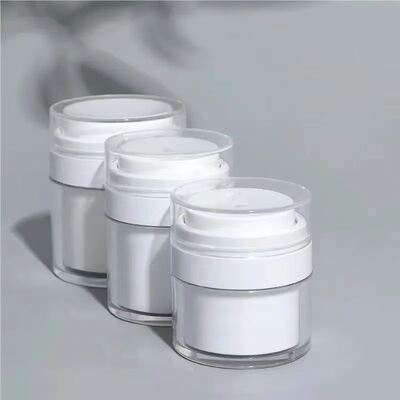 Wholesale Plastic Airless Jar with Vacuum Pump in 15g 30g 50g Sizes for Facial Cream