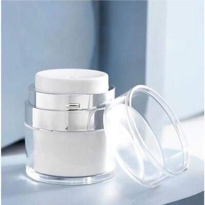 Wholesale Plastic Airless Jar with Vacuum Pump in 15g 30g 50g Sizes for Facial Cream
