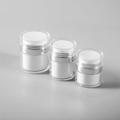 Wholesale Plastic Airless Jar with Vacuum Pump in 15g 30g 50g Sizes for Facial Cream