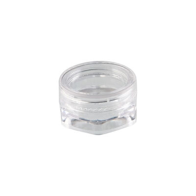 3g 5g Small Capacity Different Types PS Plastic Cream Jar Sample Container Suitable