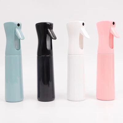 Plastic Continuous Spray Bottle 200ml 300ml 500ml Leakproof and Refillable for Cosmetic Liquids