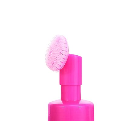 42mm 43mm Personal Care Packaging Soft Silicone Brush Foam Pump for Shampoo Bottle