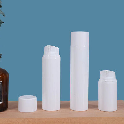 30ml 50ml 80ml 100ml 120ml 150ml Crimp Type PP Plastic Leak-proof Airless Pump Bottle for Skincare Products