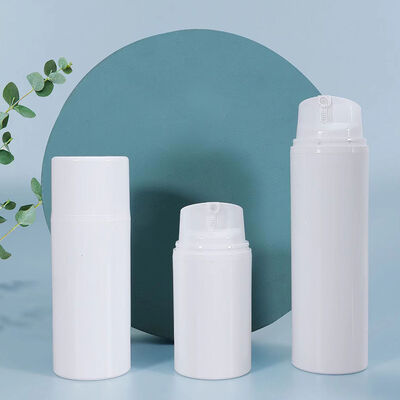 30ml 50ml 80ml 100ml 120ml 150ml Crimp Type PP Plastic Leak-proof Airless Pump Bottle for Skincare Products