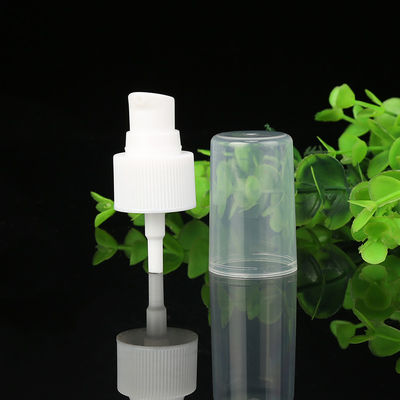 Non Spill Cream Pump Dispenser Head with Controlled Output and Secure Clip for Cosmetics