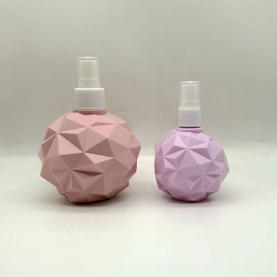 120/300ML Diamond-Cut Cosmetic Sprayer Bottle with Food-Grade Plastic for Skin Care Lotion Container