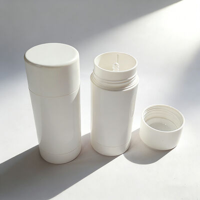 Wholesale 30g 50g 75g 100g PP Cosmetic Grade Empty Deodorant Stick Tubes with Customized Silkscreen Print