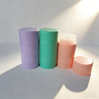 Wholesale 30g 50g 75g 100g PP Cosmetic Grade Empty Deodorant Stick Tubes with Customized Silkscreen Print