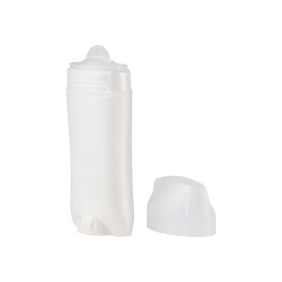 Wholesale 45g 75g Food-grade PP Twist-up Design Empty Deodorant Stick Tube Container