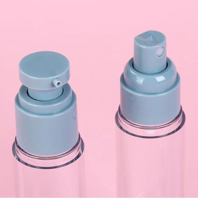 Travel-Friendly Leakproof Airless Pump Bottle with Customizable Decorations for Cosmetic Packaging