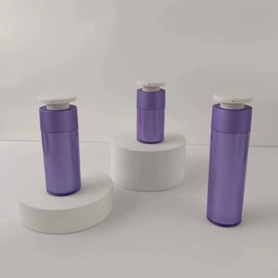 Heart Shape Acrylic Airless Pump Bottle with Customized Silkscreen Print and Leakproof Design for Cosmetic Lotion