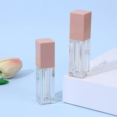 Square Shape 7ml Customizable Color Lip Gloss Tube Empty Lip Gloss Container for Liquid Lipstick
