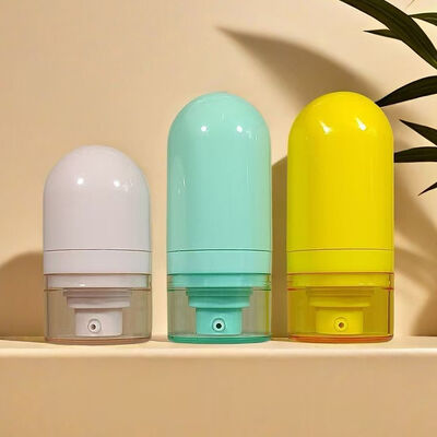 15/30/50ml Inverted Airless Bottle with Customizable Design and Contactless Airless Pump for Skincare