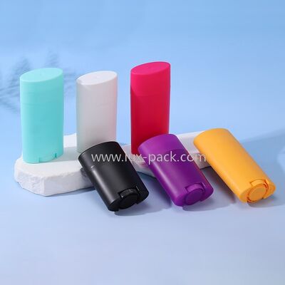 PP Material 35g 50g 70g Empty Deodorant Stick with Silk Printing and Hot Stamping for Customized Packaging