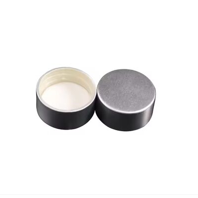 20mm 24mm 28mm Black Ribbed Smooth Plastic Screw Cap Induction Sealing Gasket for Cosmetic Bottles