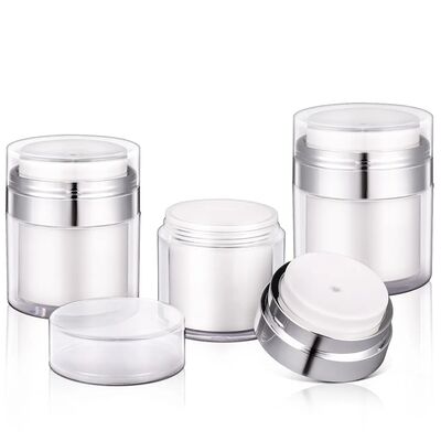 Replaceable Inner Liner Acrylic Airless Jar 50g – Vacuum Dispensing for Skincare