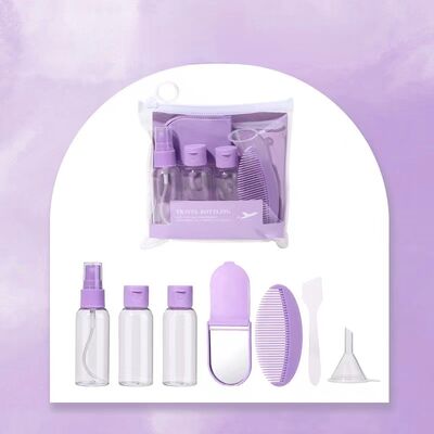 50ml PET Lotion Pump Bottle – Portable Travel Size, Leakproof Skincare Container, Custom Color Available