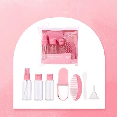 50ml PET Lotion Pump Bottle – Portable Travel Size, Leakproof Skincare Container, Custom Color Available
