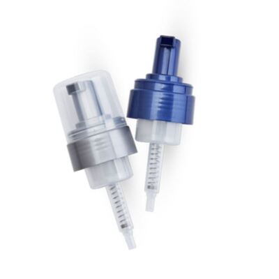 40mm 42mm Full-Body Electroplated Foam Pump Dispenser with High Foam Output for Premium Facial Cleansers