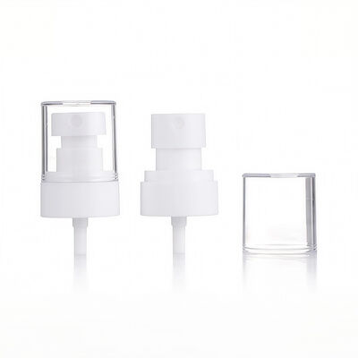 Premium Plastic Lotion Pump Dispenser with Clear Cap for Skincare, Cosmetics and Personal Care Products