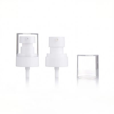 Premium Plastic Lotion Pump Dispenser with Clear Cap for Skincare, Cosmetics and Personal Care Products