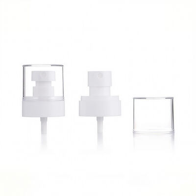 Premium Plastic Lotion Pump Dispenser with Clear Cap for Skincare, Cosmetics and Personal Care Products