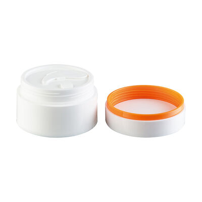 Wholesale Food-Grade PP Plastic Cream Jar with Leak-proof Seal and Customizable Colors for Cosmetic Cream