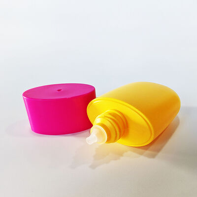 50ml Portable Customizable Cosmetic Plastic Bottle for Sunscreen and BB Cream