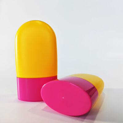 50ml Portable Customizable Cosmetic Plastic Bottle for Sunscreen and BB Cream