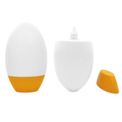 50ml Custom Colors Leak-Proof Cosmetic Plastic Bottle for Sunscreen and Cream Container
