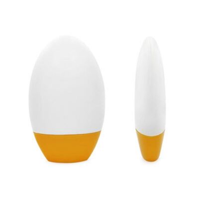 Cute Pink Egg-Shaped PET Bottle 50ml Sun Protection Serum Travel Size Packaging