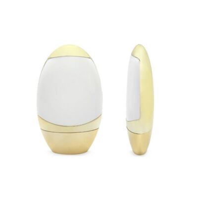Cute Pink Egg-Shaped PET Bottle 50ml Sun Protection Serum Travel Size Packaging