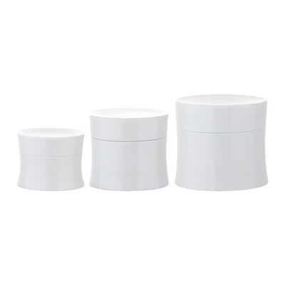 Wholesale 15g 30g 50g Double Shell Plastic Cream Jar with Food Grade PP for Skincare and Cosmetic Creams