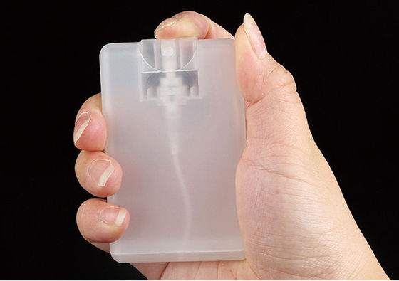 Transparent Perfume Pump Sprayer 20ml Plastic Credit Card Spray Bottle