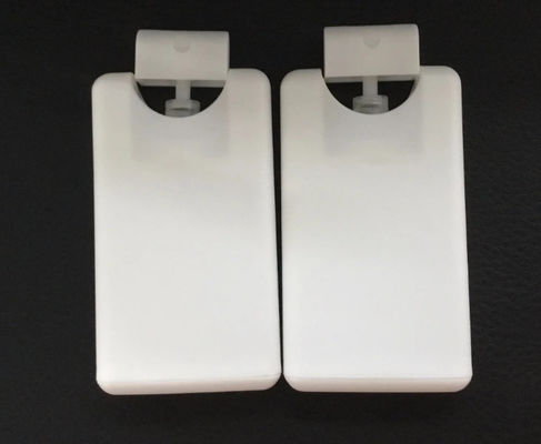 White Color Perfume Pump Sprayer 20ml Plastic Material Credit Card Spray Bottle
