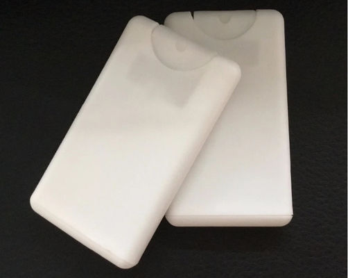 White Color Perfume Pump Sprayer 20ml Plastic Material Credit Card Spray Bottle