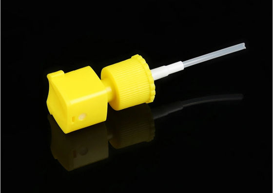 Yellow 20ml Perfume Pump Sprayer , Mini Plastic Spray Bottle With Plastic Shell