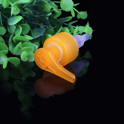 Bright Orange Built-in Lotion Pump Eye-Catching Dispenser Pump for Shampoo and Body Wash Bottles