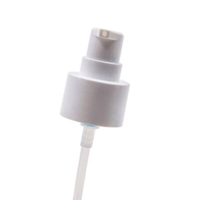 24mm External Spring Double Shell Leakproof Cream Pump Dispenser for Cosmetic Bottles