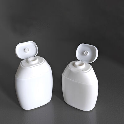 Flip Top Cap Design 40ml 60ml HDPE Cosmetic Bottle with Customizable Shapes for Shampoo and Skincare