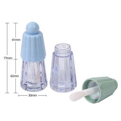 Wholesale 4.5ml Eco-friendly Plastic Umbrella Type Lip Gloss Tube Stick for Lip Care Products