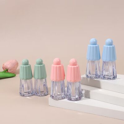 Wholesale 4.5ml Eco-friendly Plastic Umbrella Type Lip Gloss Tube Stick for Lip Care Products