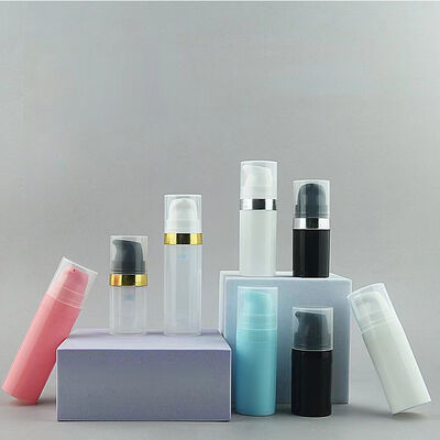 Wholesale Mono-Material PP Airless Pump Bottle 5ml 10ml 15ml Recyclable Vacuum Lotion Pump for Skincare