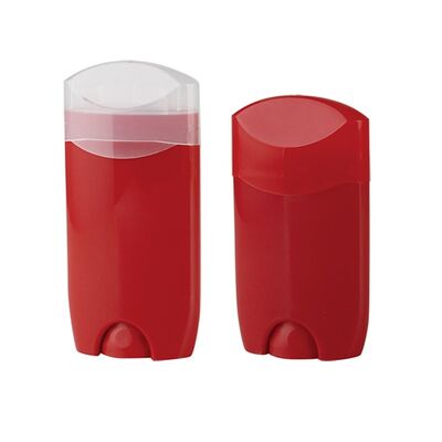 Wholesale Custom Color 50ml 80ml PP Plastic Deodorant Tube with Silk Screen Printing Empty Cosmetic Packaging
